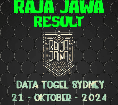 Data Result Sdy Raja Jawa Togel Tercepat Dan Tepat Hari Ini 21 Oktober 2024