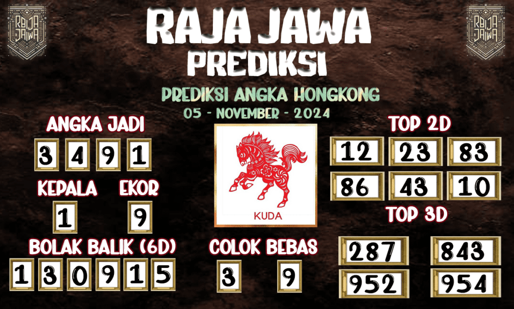 Prediksi Togel HK Terpanas Dari Raja Jawa 05 November 2024