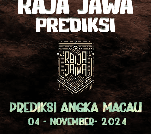 Prediksi Togel Macau Komplit Dari Raja Jawa 04 November 2024